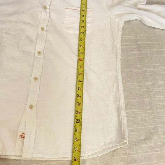 Marine Layer Off-White Casual Button Down Shirt - Picture 9 of 11